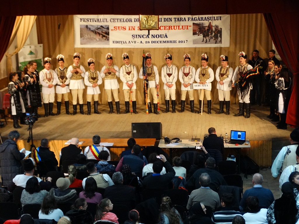 Ceata de Feciori din Sercaita, Festivalul Cetelor de Feciori din Tara Fagarasului - Sus in slava cerului, Sinca Noua, 2017